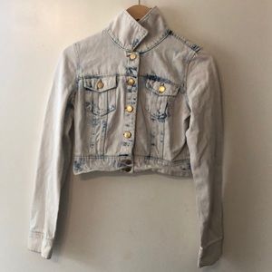 Blue denim jean jacket